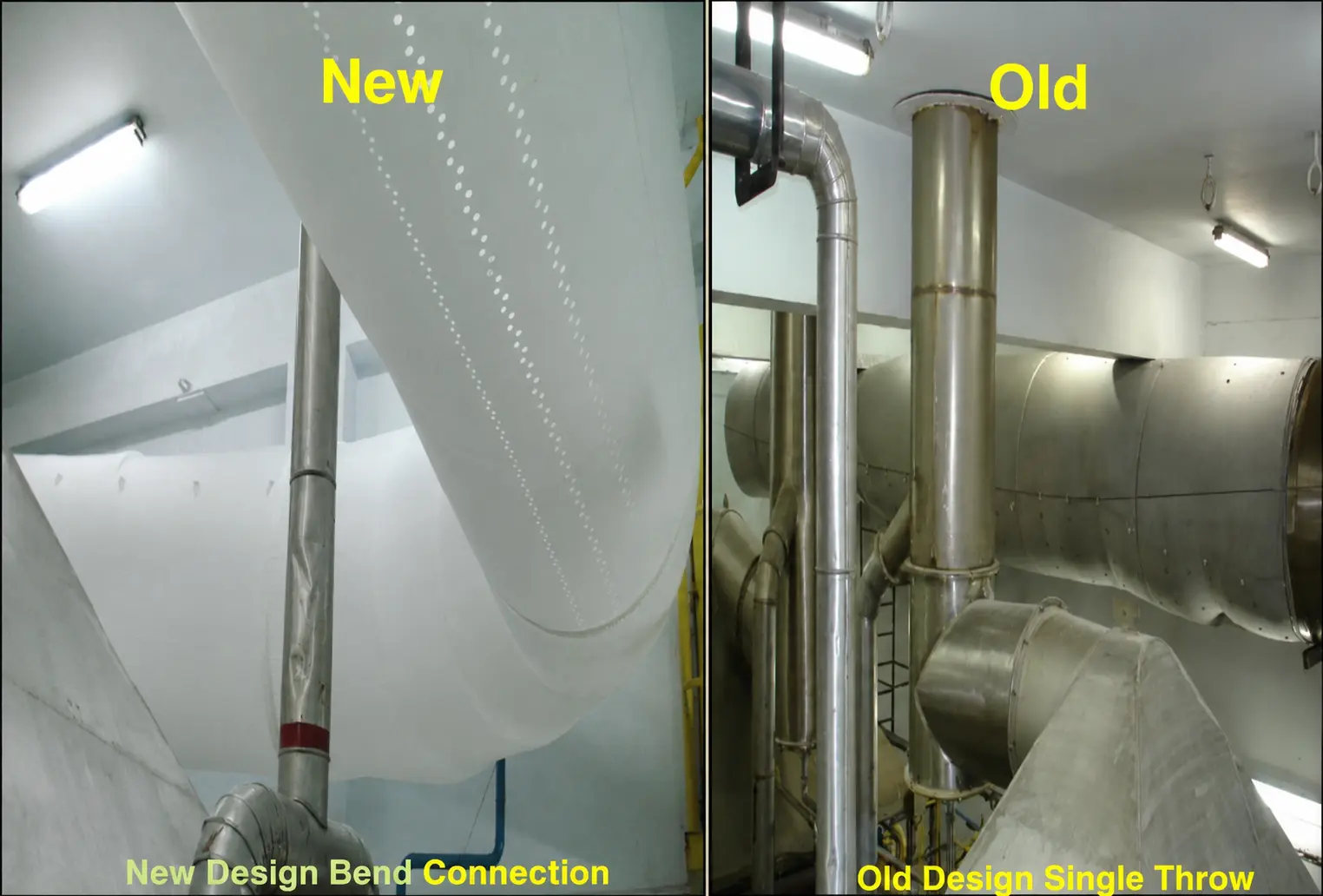 Hygienic air-distribution engineering comparison